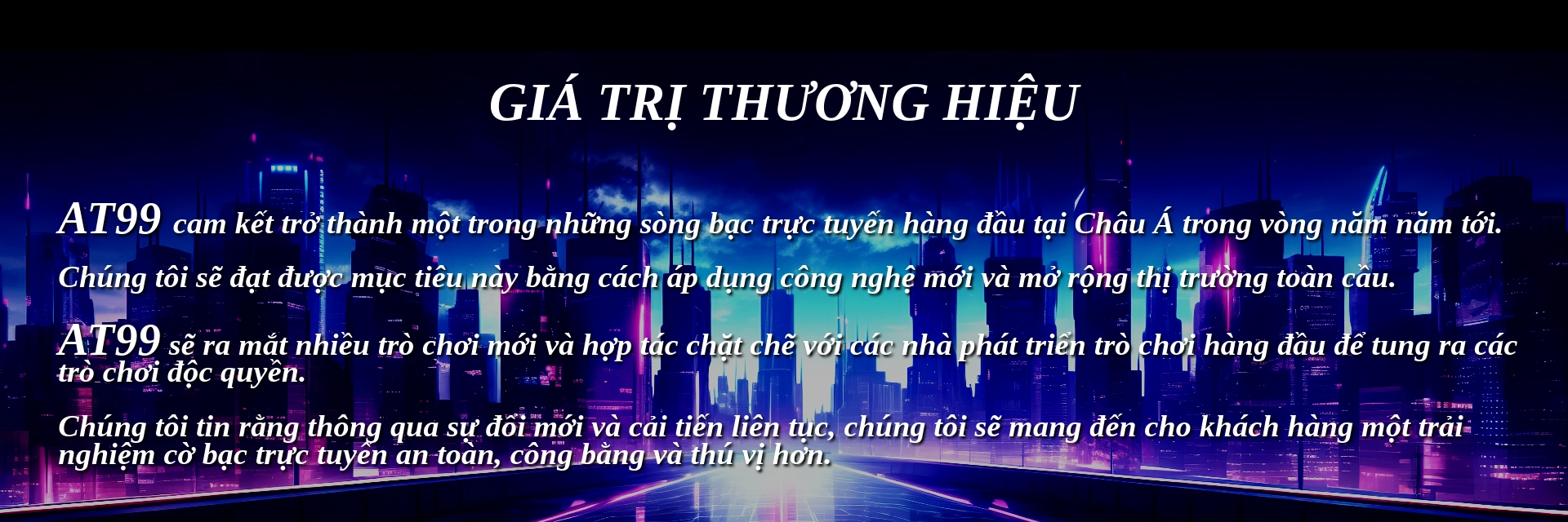 AT99 Giá trị thương hiệu